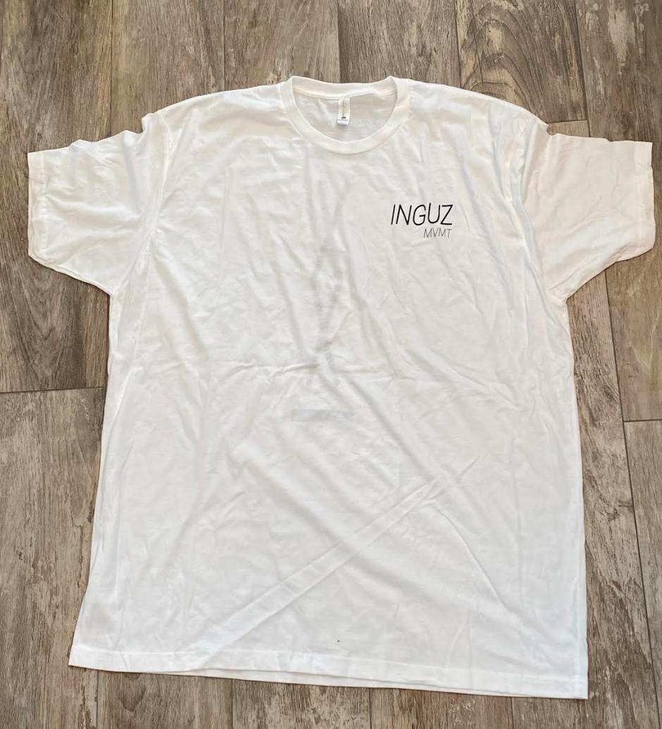 Premium white INGUZ shirt